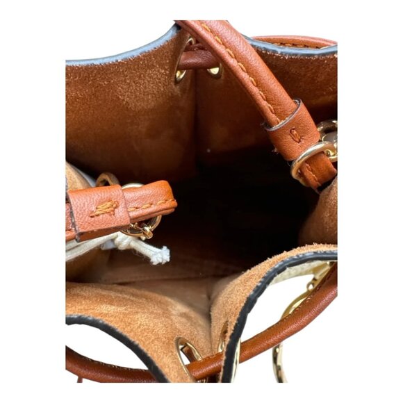 NWT Ulla Johnson Adria Pleated Wave Snake-Embossed Leather Pochette Handbag - Picture 10 of 11